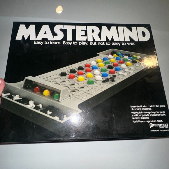 Mastermind Classic Code-Breaking Strategy Board Game by Pressman – Vintage Editi - Picture 1 of 7